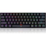 Redragon K630-RGB Dragonborn %60 Kablolu Oyuncu Klavyesi Blue Switch Siyah Tuş Formu Oyun İçin