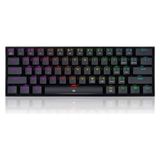 Redragon K630 Rgb Dragonborn Blue Swıtch %60 Q Tr Siyah Mekanik Oyuncu Klavyesi