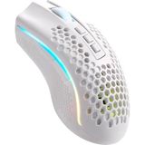 Redragon Mouse Gamer Storm Pro M808W-KS Beyaz Kablosuz, Petek Şekli, Kablosuz, 2.4ghz, USB Dongle/usb Kabloları, 16000DPI - 8 Programlanabilir Düğme