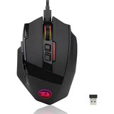 Redragon Sniper Pro M801P-RGB 16.000 Dpı 9 Tuş Rgb Optik Kablosuz Gaming Mouse - Teşhir - Siyah