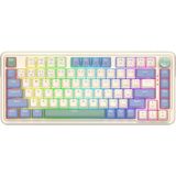 REDRAGON UCAL PRO K673CPG-RGB-PRO Beyaz Kablosuz Klavye