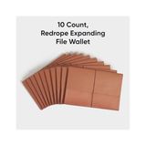 Redrope Genişleyen Dosya Cüzdanı, Genişleyen Dosya Düzenleyici, Belgeler Için Akordeon Klasörü, Flap/kordon Kapatma, 5-1/4 "genişletme, Yırtılmaya Dayanıklı, Yasal Boyut, Kutu Başına 10 (71111) - -- - Option-1