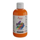 REDROSE COLOR Turuncu Akrilik Boya 250gr Sanatsal, Dekoratif, Hobi Amaçlı, Canlı Renkler