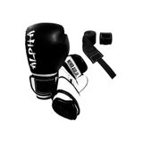 REDZEUS Alpha Boks Eldiveni Boks Bandajı 2'li Set Boxing Gloves Kick Boks Eldiven Seti Bandaj Takımı