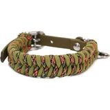 Redzill Forest Paracord Yeşil Köpek Boyun Tasması - XS