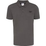 Reebok 100251572 Blaze Embroıdered Ss Polo Antrasit Polo Regular Fit Düz Erkek T-Shirt - 2XL