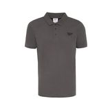 Reebok 100251572 BLAZE EMBROIDERED SS POLO Antrasit Polo Regular Fit Düz Erkek T-Shirt