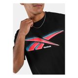 Reebok 80'S Vector Yuvarlak Yaka Regular Fit Baskılı T-Shirt, 2XL, 5003352760, Siyah, Erkek