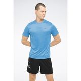 Reebok Athlete 2.0 Erkek Mavi Yuvarlak Yaka Tişört