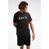 Reebok Basketball T-Shırt Siyah Erkek Kısa Kol T-Shirt - M