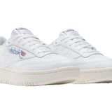 Reebok Bayan Club C Double spor ayakkabı, FTWWHT/Chalk/Stepur, 41 EU, Ftwwht Chalk Stepur, 41 EU