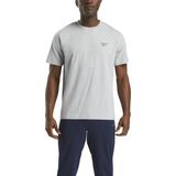 Reebok Cody Sl Crew Neck Ss Tee A Grı Mel Erkek Kısa Kol T-Shirt - 2XL - Gri