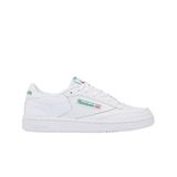 Reebok Erkek Club C tenis ayakkabısı, Beyaz Glegrn Vecblu, 38.5 EU