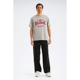 Reebok Erkek Gri Kısa Kollu Tişört L Beden GS HS TRADITION TEE Modeli