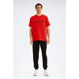 Reebok Erkek Kırmızı Kısa Kollu Tişört S Beden REEBOK BASKETBALL T-SHIRT Modeli