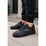 Reebok Erkek Siyah Sneaker Günlük Spor Ayakkabı Bağcıklı Ayakakbı RB-841