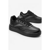 Reebok Erkek Siyah Sneaker Günlük Spor Ayakkabı Bağcıklı Casual Rahat Taban RB-0010