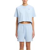 Reebok Icon Elements Tee Mavi Kadın Kısa Kol T-Shirt - XS