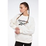 Reebok Kadın Bej Sweatshirt XL Beden NEW ID REG CREW Modeli