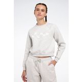 Reebok Kadın Gri Sweatshirt S Beden RUNA TOP Modeli
