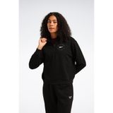 Reebok Kadın Siyah Sweatshirt XS Beden Q3 IDE FT MIDLAYER Modeli