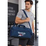 Reebok Lacivert Spor Çantası Unisex Ayakkabı Bölmeli Omuz Askılı 46x23x20 cm