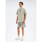 Reebok Lc 6161 Tuche Tee Gri Yuvarlak Regular Fit Düz Erkek T-Shirt - Yeşil - 2XL