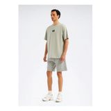 Reebok LC 6161 TUCHE TEE Gri Yuvarlak Regular Fit Düz T-Shirt, 2XL, 5003352709, Yeşil, Erkek