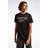 Reebok New ID Camo Tee Siyah Kısa Kol T-Shirt, M, NEW ID CAMO TEE_rollback_1768364925260, SİYAH-102055751, Erkek