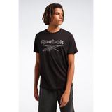 Reebok New ID Camo Tee Siyah Kısa Kol T-Shirt, S, NEW ID CAMO TEE_rollback_1768364925260, SİYAH-102055751, Erkek