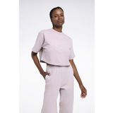 Reebok Pembe Kadın Kısa Kol T-Shirt CL AE BIG LOGO CROP TEE