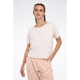 Reebok Rela Tee Bej Kadın Kısa Kol T-Shirt - M