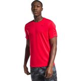 Reebok Ss Tech Tee Siyah Erkek Kısa Kol T-Shirt - 2XL - Kırmızı