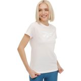 Reebok Te Graphic Tee - Vector Lila Kadın Kısa Kol T-Shirt - XL - Pembe