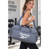 Reebok Unisex Fitness Spor Çantası Gri Ayrı Ayakkabı Gözlü Omuz Askılı