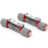 Reebok Unisex Yetişkin Dumbbells Softgrip dambıllar, kırmızı, 0,5 kg AB