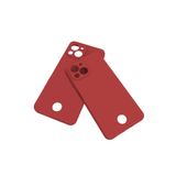 Reeder S23 Pro Max Kılıf Kamera Korumalı Silikon Rubber Arka Kapak (Kırmızı)