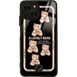 Reeder S23 Pro Max Lucky Bear Tasarımlı Glossy Telefon Kılıfı Çok Renkli