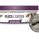 Reeflowers Pleco-Catfish Çöpçü Vatoz Kedi Balık Yemi Hap Form 15mm 150ml 78gr