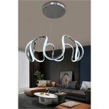 REEL BADEM KROM LED AVİZE - 3 RENK KUMANDALI - BÜYÜK BOY