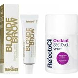 Refectocil Kaş + Kirpik Boyası Sarı Blonde Brow 15 ml Krem Oksidan 100 ml Kolay Uygulama
