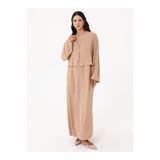 Refka Aerobin Elbise & Tunik İkili Takım - Camel -