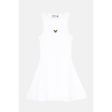 Reflect Studio Goliath Kuş Kanatlı Kelebek Premium Kısa Elbise - Beyaz
