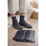 Reflect Your Style 7 Adet Erkek Kışlık Desenli Yün Çorap Koyu Tonlar Asorti 40-44 Numara Uyumlu - 40 - 44 - Karışık