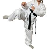 Refleks Taekwondo Beyaz Yaka Elbise - Taekwondo Yeni Başlayan Elbise - Acemi Dobok - 100 cm
