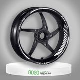 Reflektör Beyaz Yamaha Mt-25 Uyumlu Racıng 1 Set Jant Şeridi