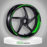Reflektör Kırmızı Yamaha Mt-07 Uyumlu Racıng 1 Set Jant Şeridi