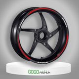 Reflektör Kırmızı Yamaha Ybr Uyumlu 1 Set Jant Şeridi