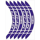 Reflektör Mavi Geniş Yamaha Mt-07 Uyumlu 1 Set Jant Şeridi