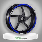 Reflektör Mavi Iı Yamaha Nmax Uyumlu 1 Set Jant Şeridi